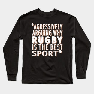 Rugby equipment saying Fan Hakler Striker Team Long Sleeve T-Shirt